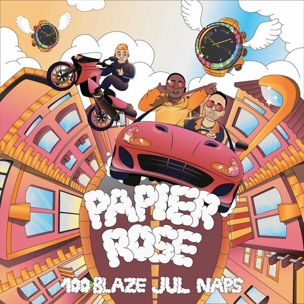100 Blaze  - Papier rose